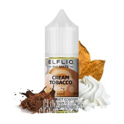 Elfliq Puff Likit Cream Tobacco Salt 30ml