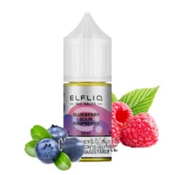 Elfliq Puff Likit Blueberry Sour Raspberry Salt 30ml